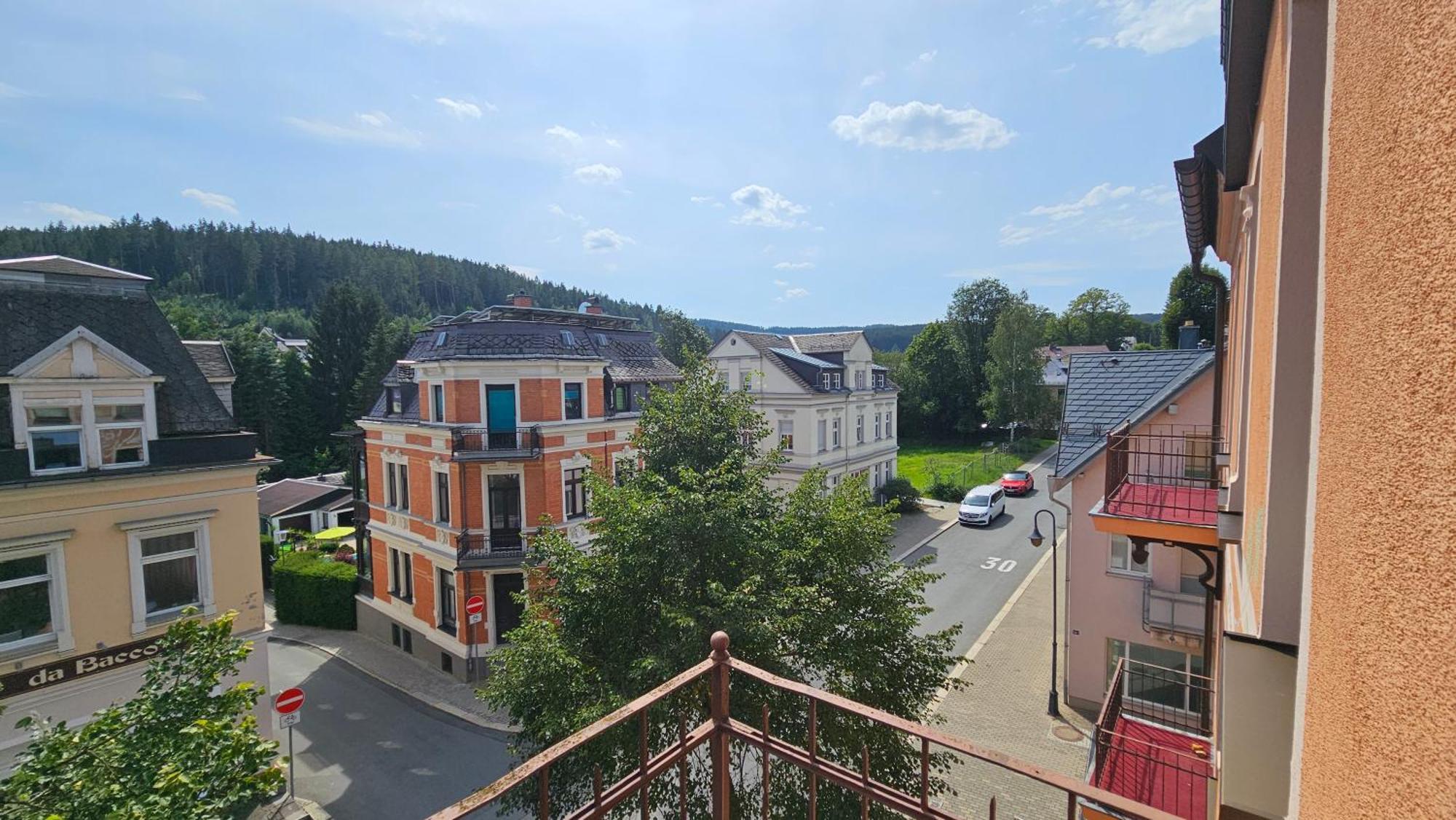 Pension Weisse Rose, Parkplatz, Fruehstueck, Wlan, Zentral Bad Elster Exterior foto
